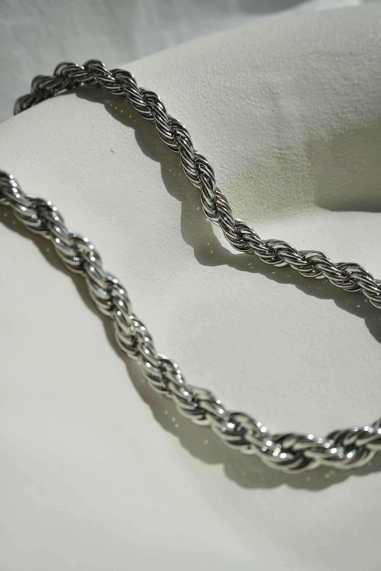 Cara Rope Chain Silver | 8MM