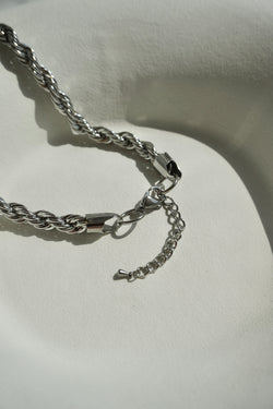 Cara Rope Chain Silver | 8MM