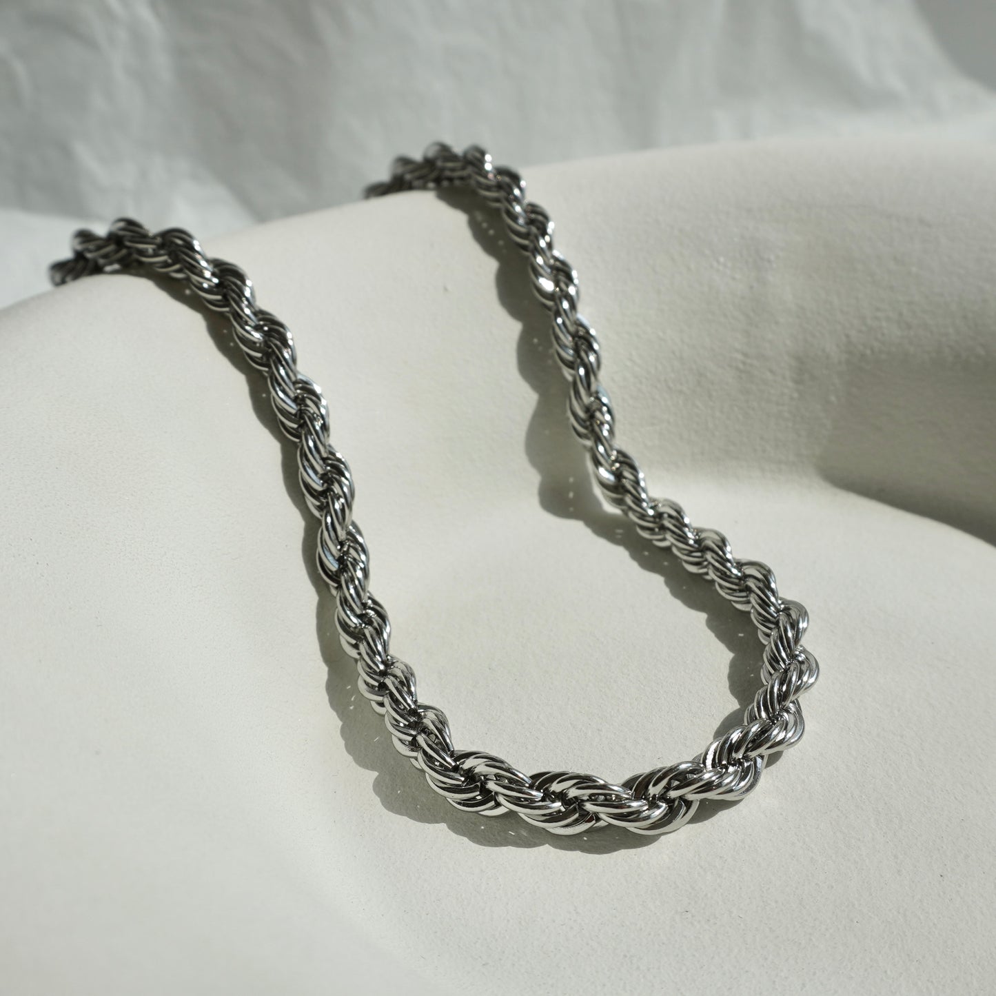 Cara Rope Chain Silver | 8MM