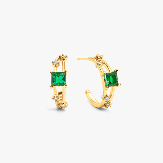 Vade Emerald Earrings