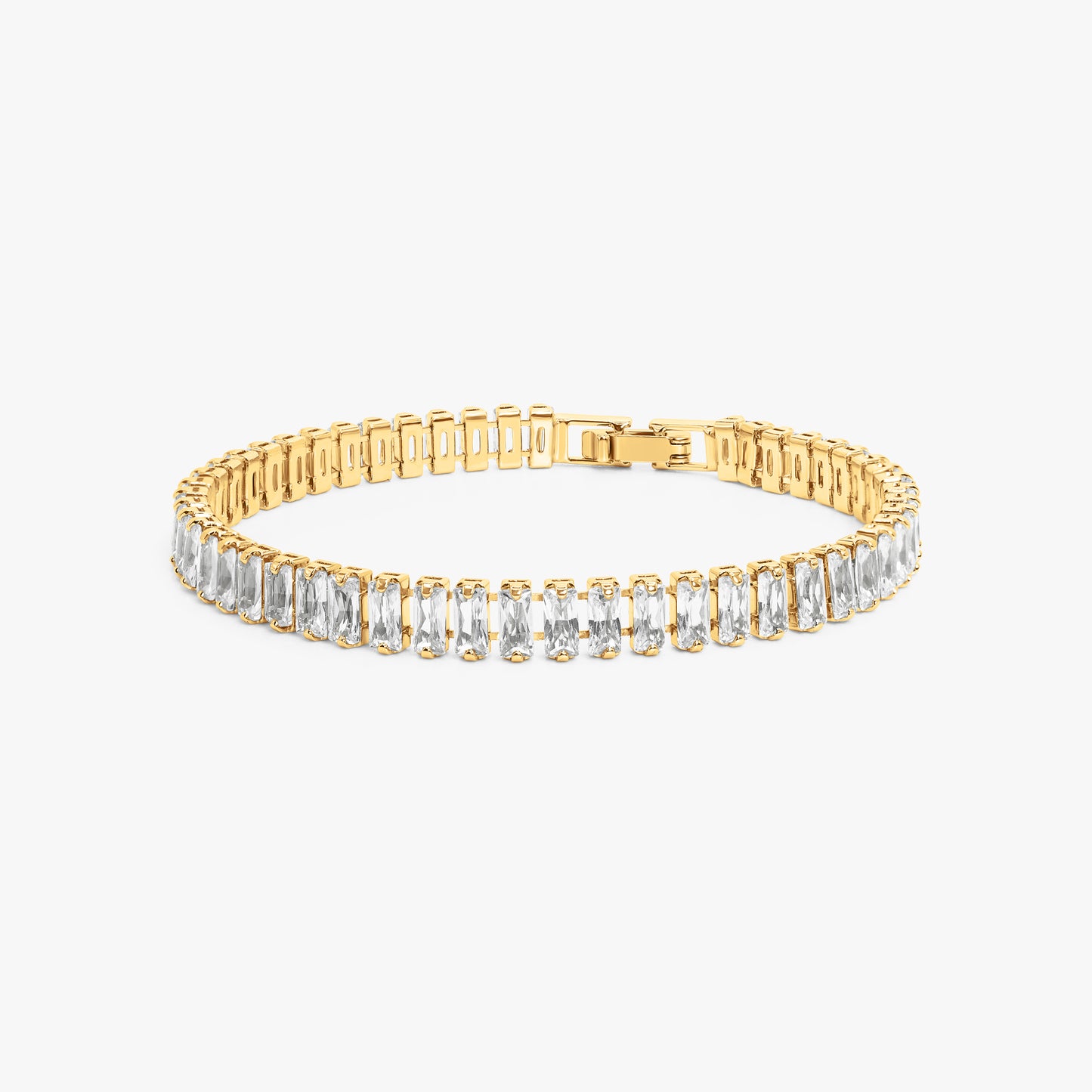 Kate Emerald Cut Bracelet