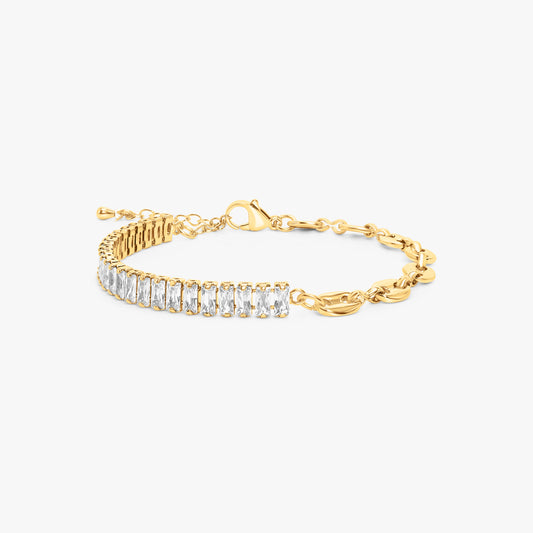 Lotty Duo chain and Baguette Bracelet