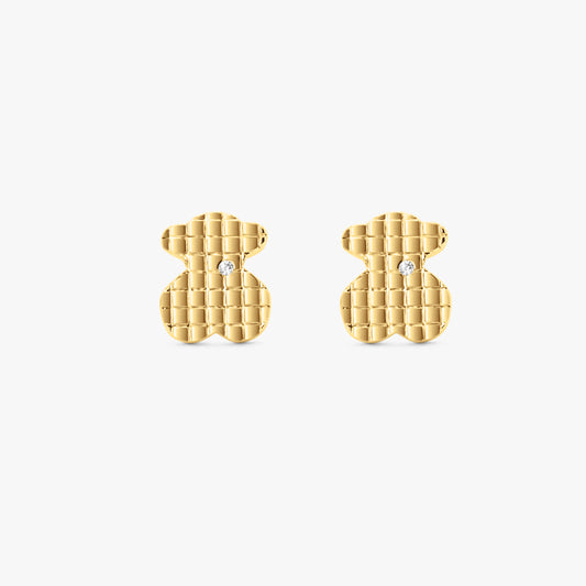 Bear Gold Earrings