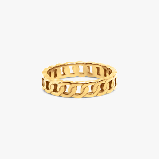 Cato Gold Chain Ring