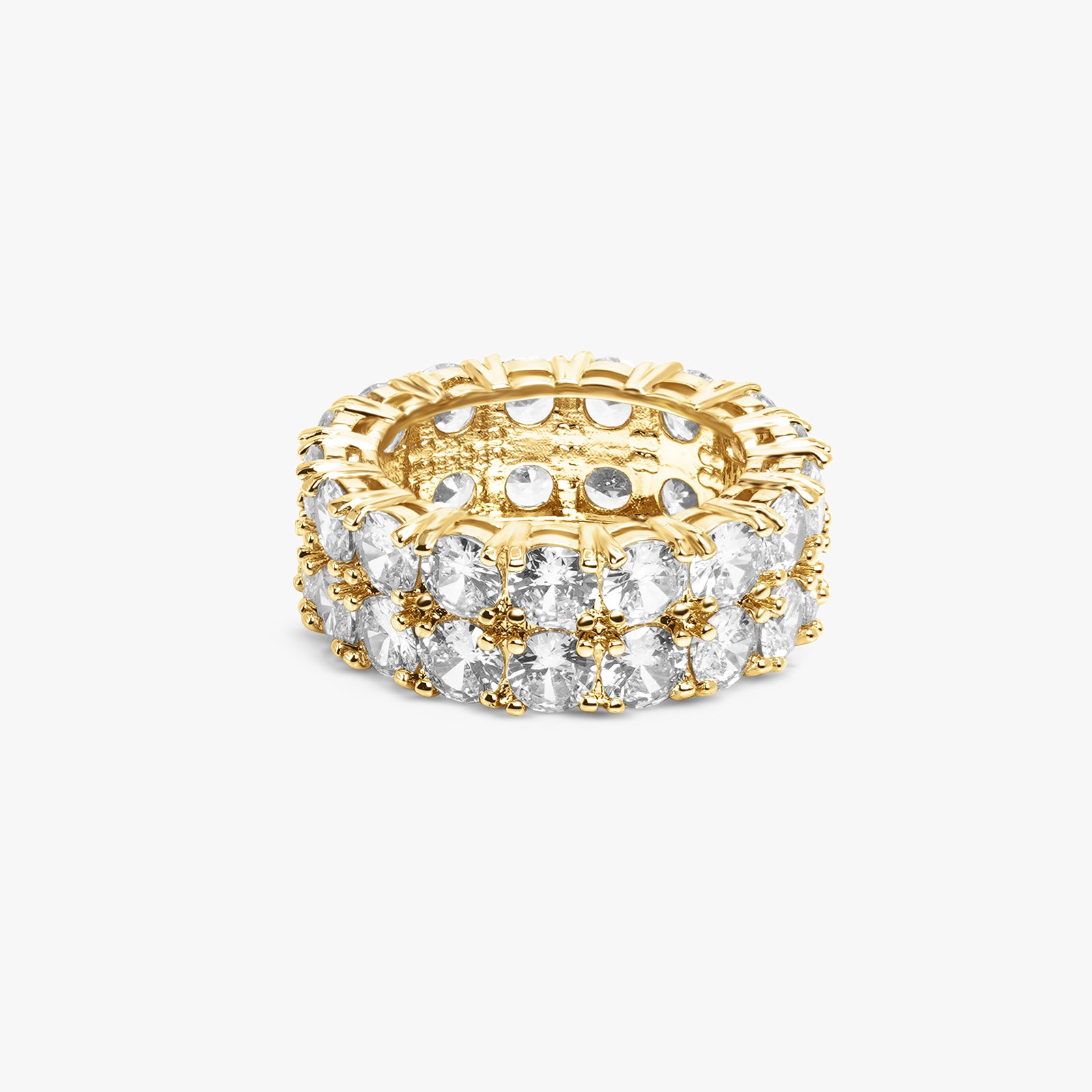 Bella Two-Row Gold Ring